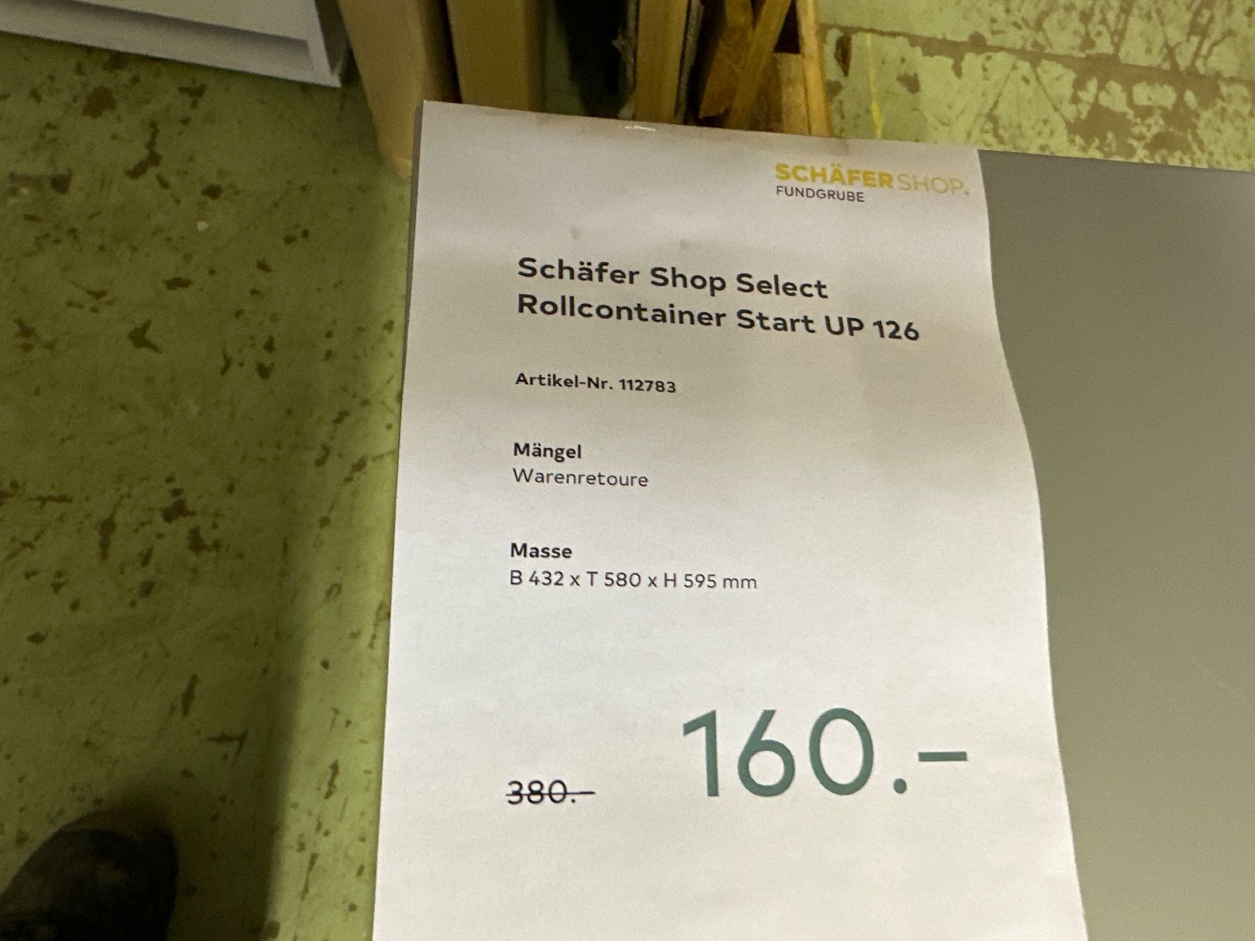 Banconi: neuer Rollcontainer Rollkorpus statt 380.- j. 100.- – Nuovo (secondo la descrizione) da Necker venduto da liq24 2