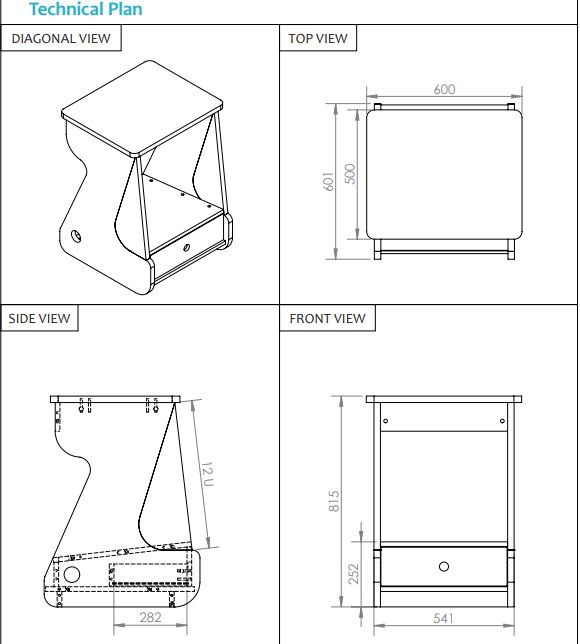 Altri accessori: Zaor MIZA Rack 12 MKII, Black Cherry – Nuovo e nell'imballaggio originale da Däniken SO venduto da Profog1 5