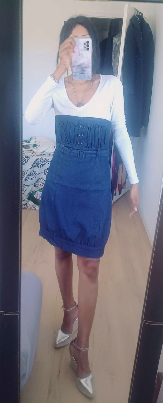 Kleider: Taille S. Robe bleue marine bustier. Brand: VERT DE RAGE – Gebraucht aus La Chaux-de-Fonds von jen_h95m 5