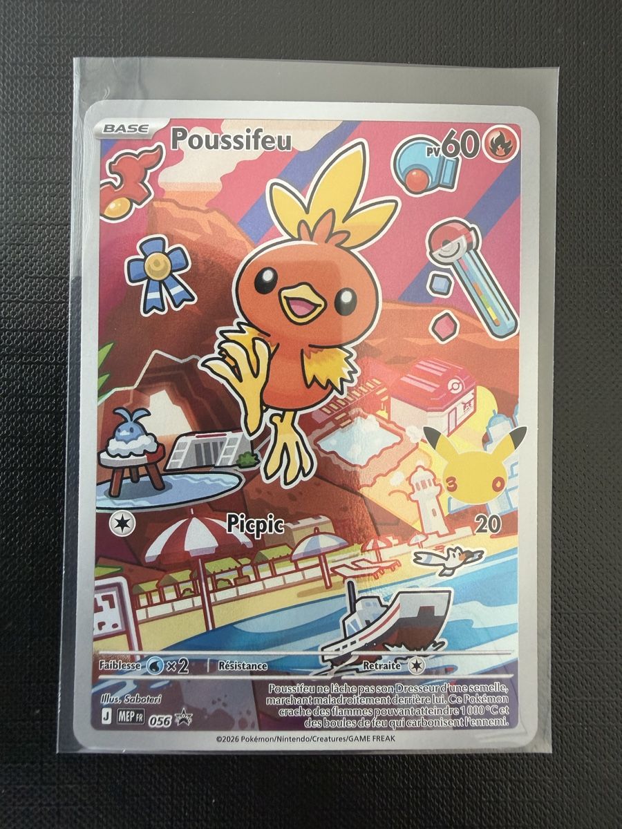 Pokémon Carte collezionabili: Poussifeu #056 MEP FR – Nuovo (secondo la descrizione) da Savigny venduto da Matgab94