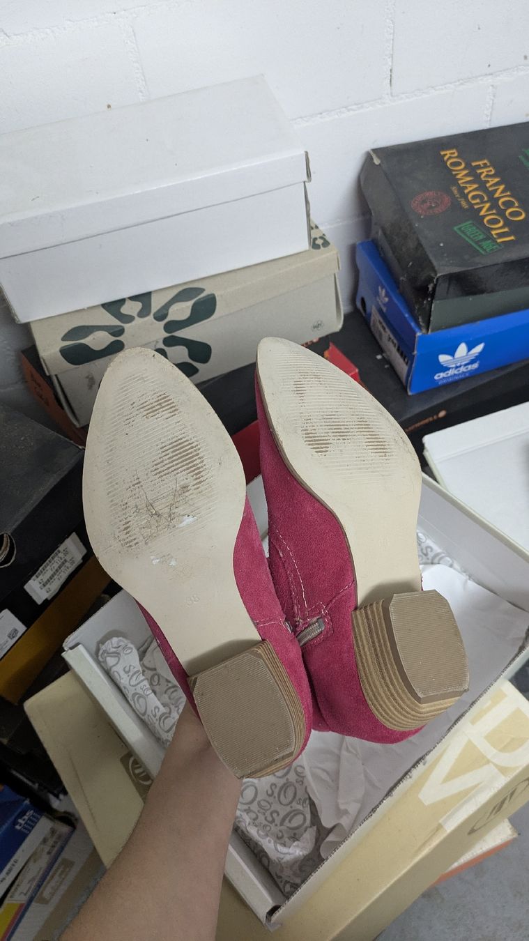 S.Oliver Damenschuhe: S.OLIVER Stiefel pink – Gebraucht aus Morgarten von rra_jvw7 2