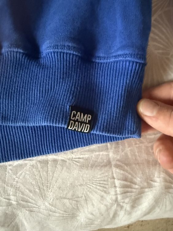 Camp David Hoodie Blau