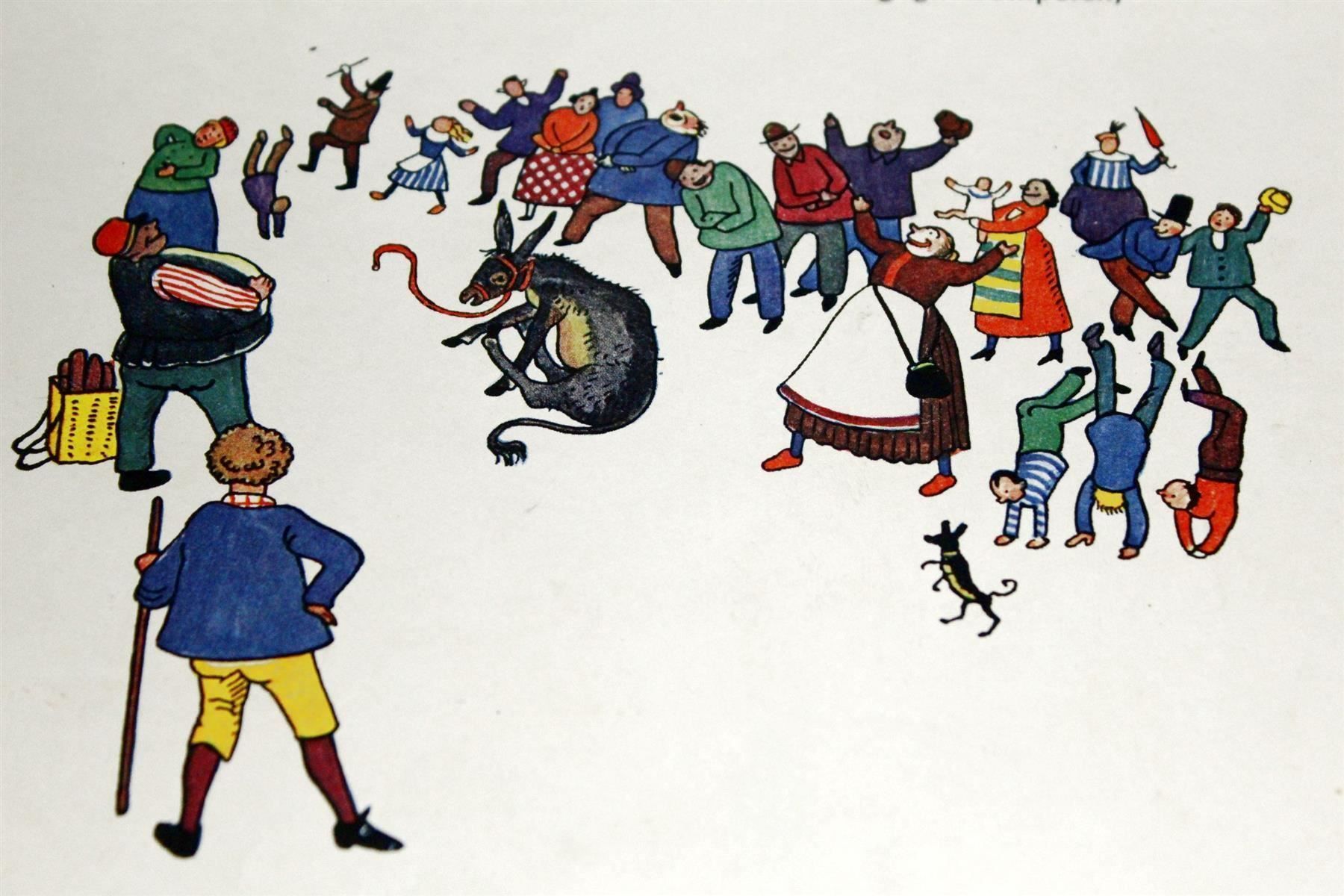 Libri: Ernst Ferdinand/Hedwig Dolder: VOM KLUGEN ESELEIN, 1923, EA – Usato da Bern venduto da kultiges 6