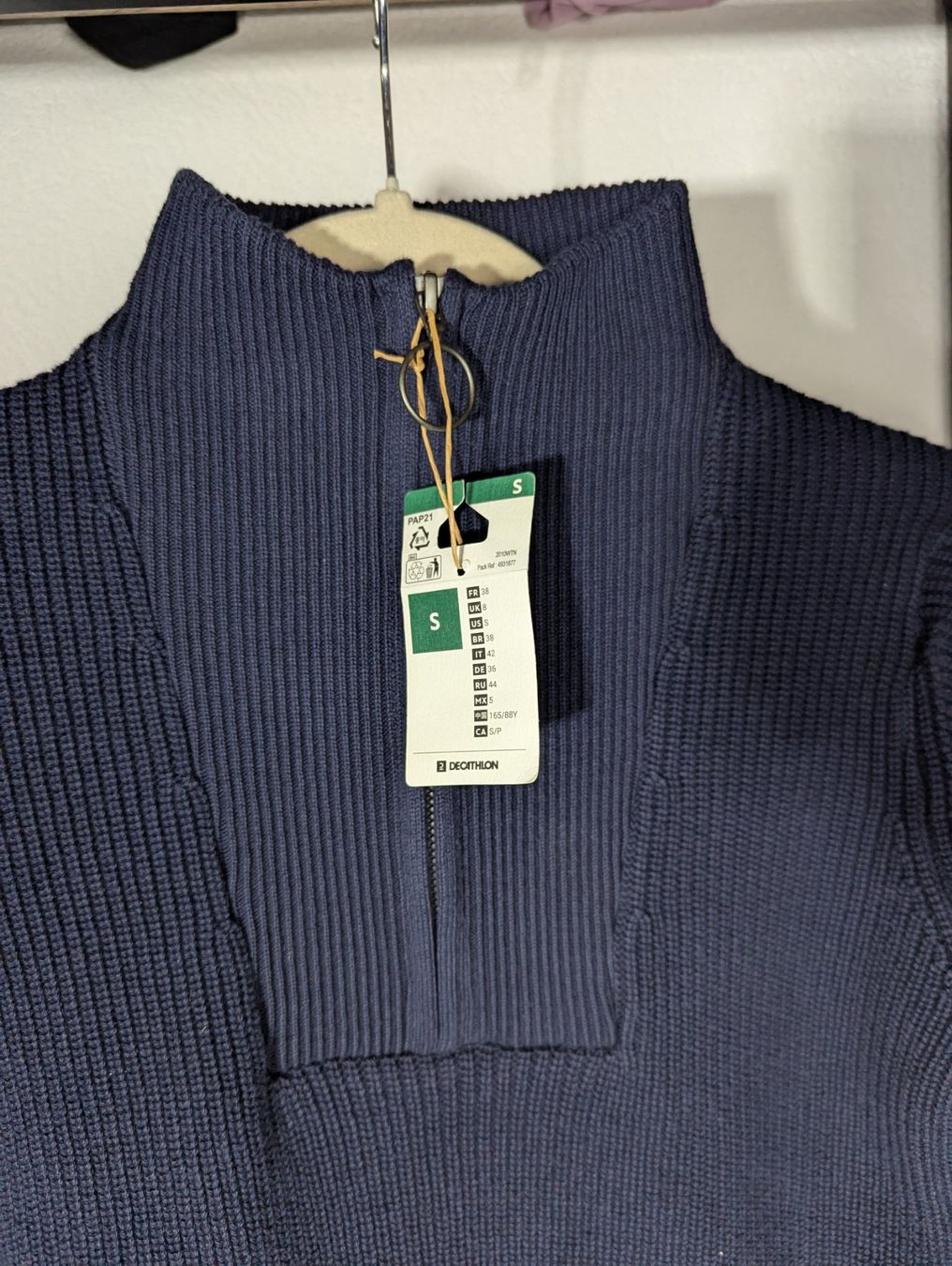 Maglioni & Felpe: Pull Golf 1/2 Zip Coupe-vent - Inesis MW500 - Marine - S – Nuovo e nell'imballaggio originale da Yvorne venduto da Bocchino_1291 1
