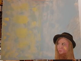 Painting: "Heightened Intensity", 58 x 75 cm canvas frame
