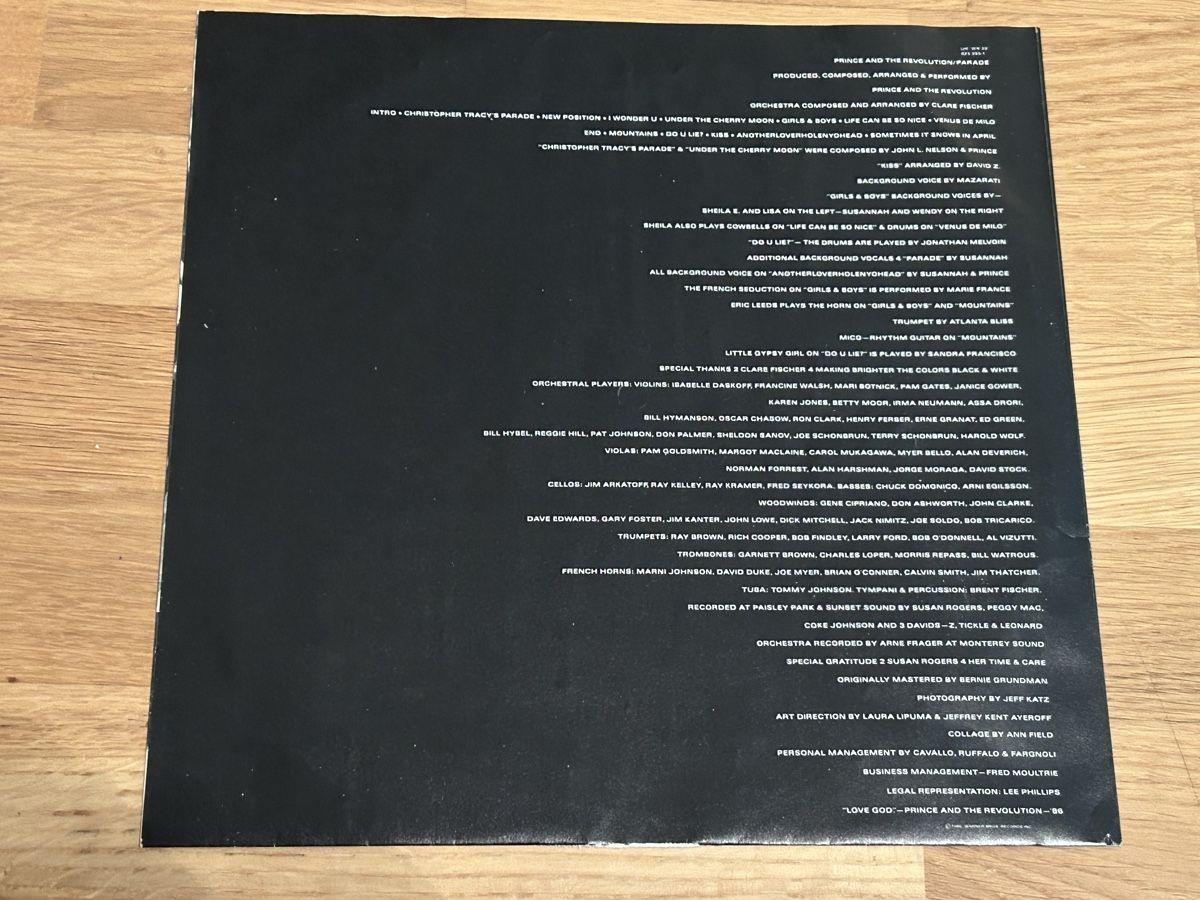 Schallplatten: Prince. 1986. Parade – Gebraucht aus Faulensee von Mizuno06 4
