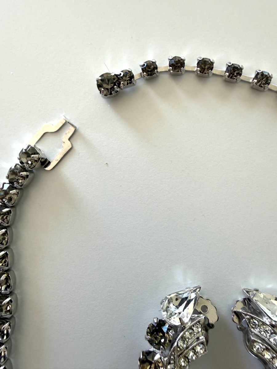 Altri gioielli: Art- Deco Collier von WEISS mit Ohrclips – Usato da Münsingen venduto da Krone75 6