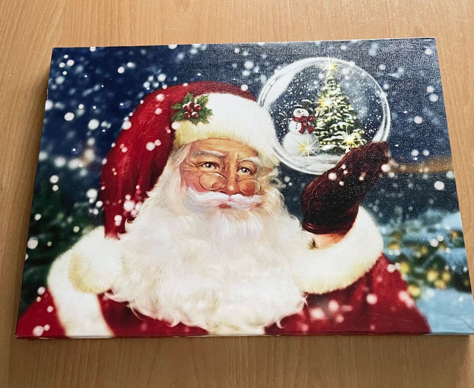 Tutte le decorazioni: Weihnachts Bild mit Samichlaus und Licht – Nuovo (secondo la descrizione) da Basel venduto da Seifehuesli