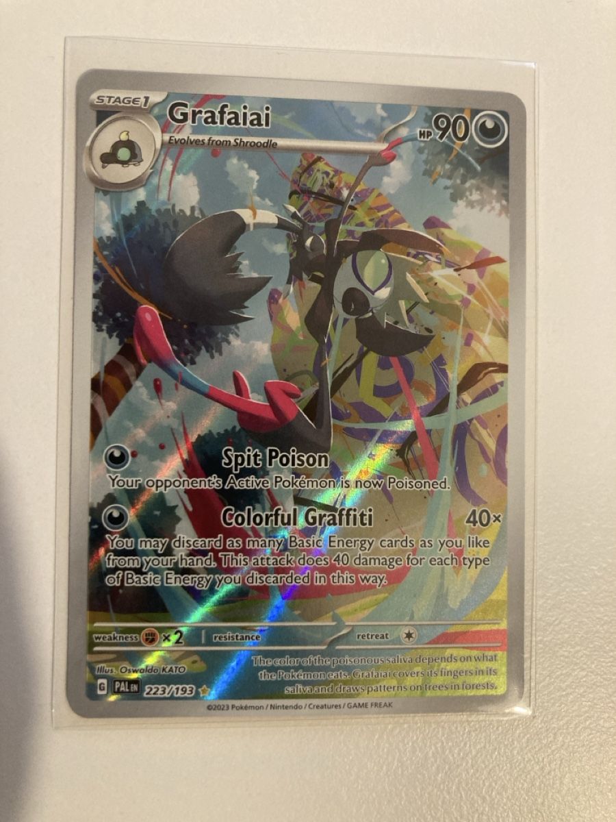 Pokémon Carte collezionabili: Grafaiai 223/193 - Paldea Evolved EN – Nuovo (secondo la descrizione) da Wohlen AG venduto da Liridon22