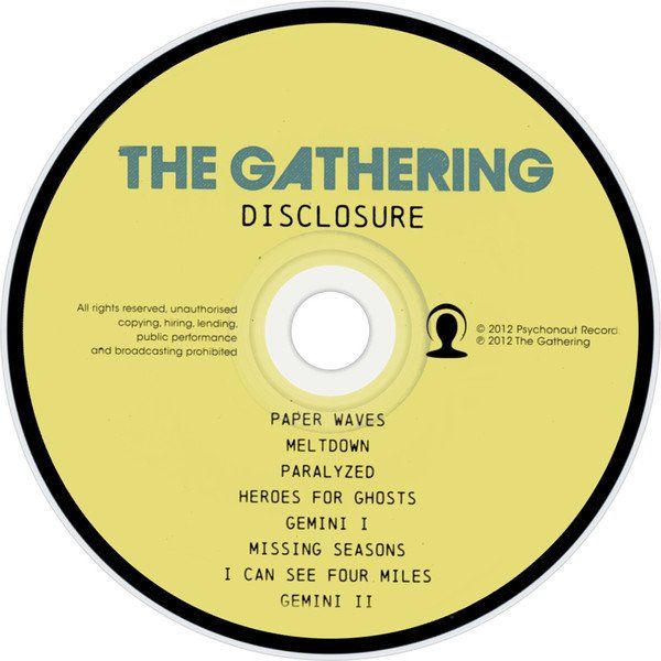CD: The Gathering – Disclosure - a – Usato da Brittnau venduto da Zibu 2