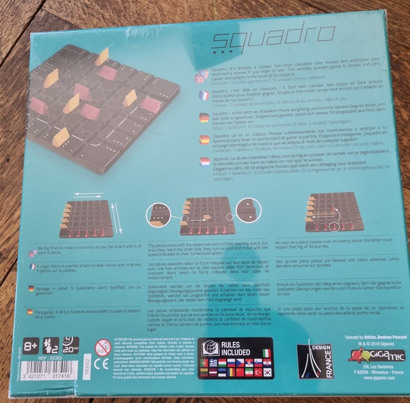 Giochi: Jeu Squadro Gigamic neuf – Nuovo e nell'imballaggio originale da Fribourg venduto da jarmilka 1