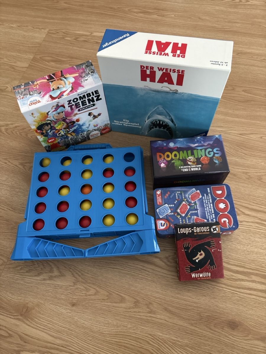Giochi: Diverse Brett- und Kartenspiele – Usato da Belp venduto da phertig74