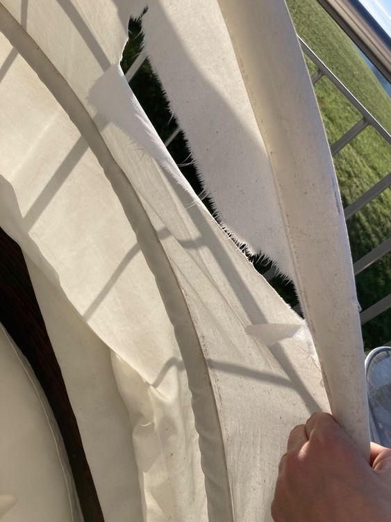 Rattan Lounge rund mit Dach Marke Baidani Kaufen auf Ricardo