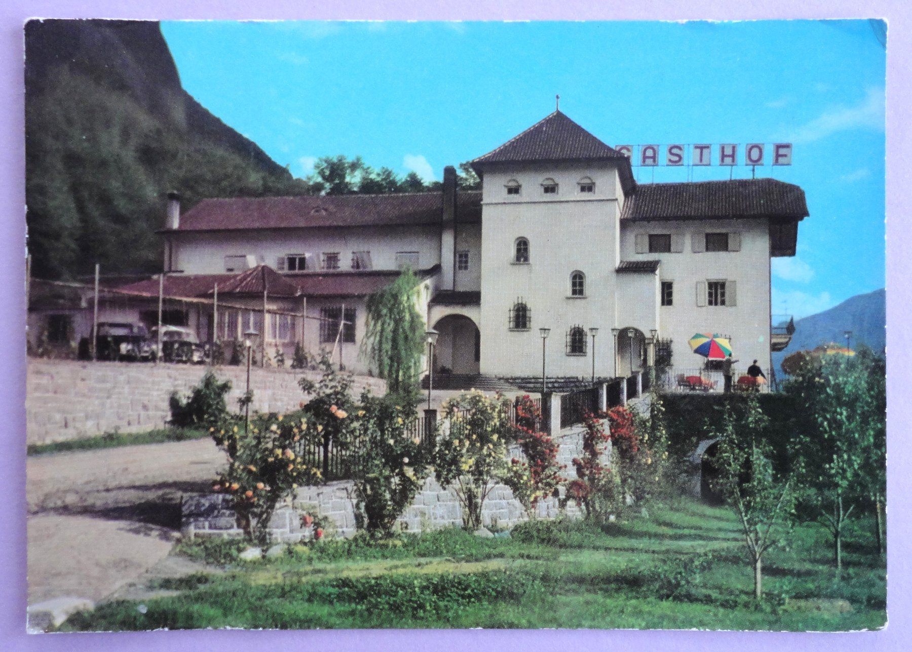 Cartoline postali: Hotel Staffler bei Meran – Difettoso da Fétigny venduto da Billy2miny