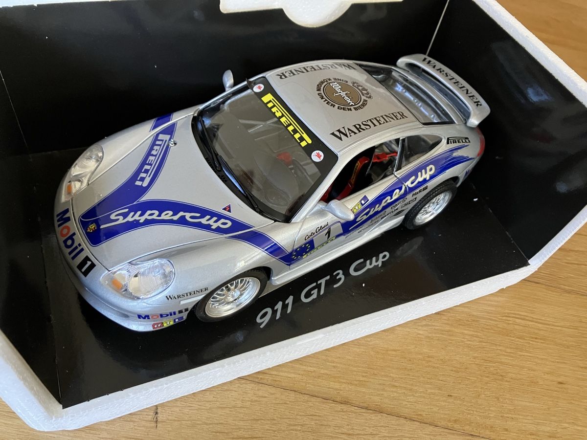 Bburago Modellini d'auto: Rarer Porsche 911 GT3 Cup – Nuovo (secondo la descrizione) da Liebefeld venduto da PoloLePoulpe
