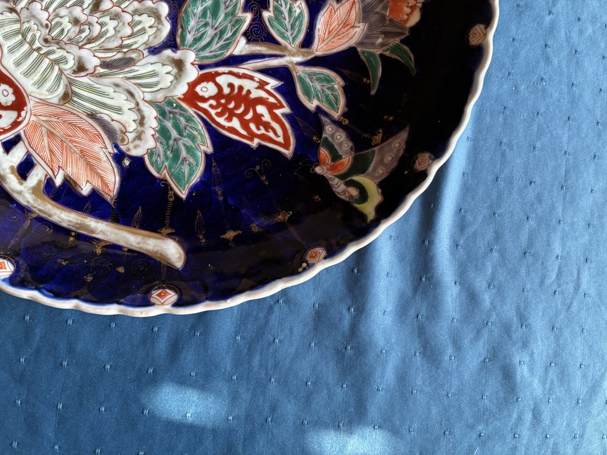 Piatti: Antiker, grosser Teller mit Imari- Decor – Usato da Dornach venduto da Rosengarten 2
