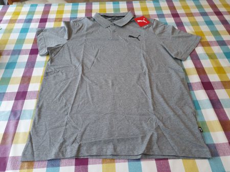 NEU mit Etikett - PUMA Poloshirt - grau - Gr. L