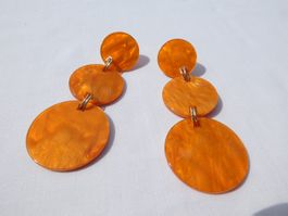 Hänge-Ohrstecker, Vintage-Style, Modeschmuck / NEU