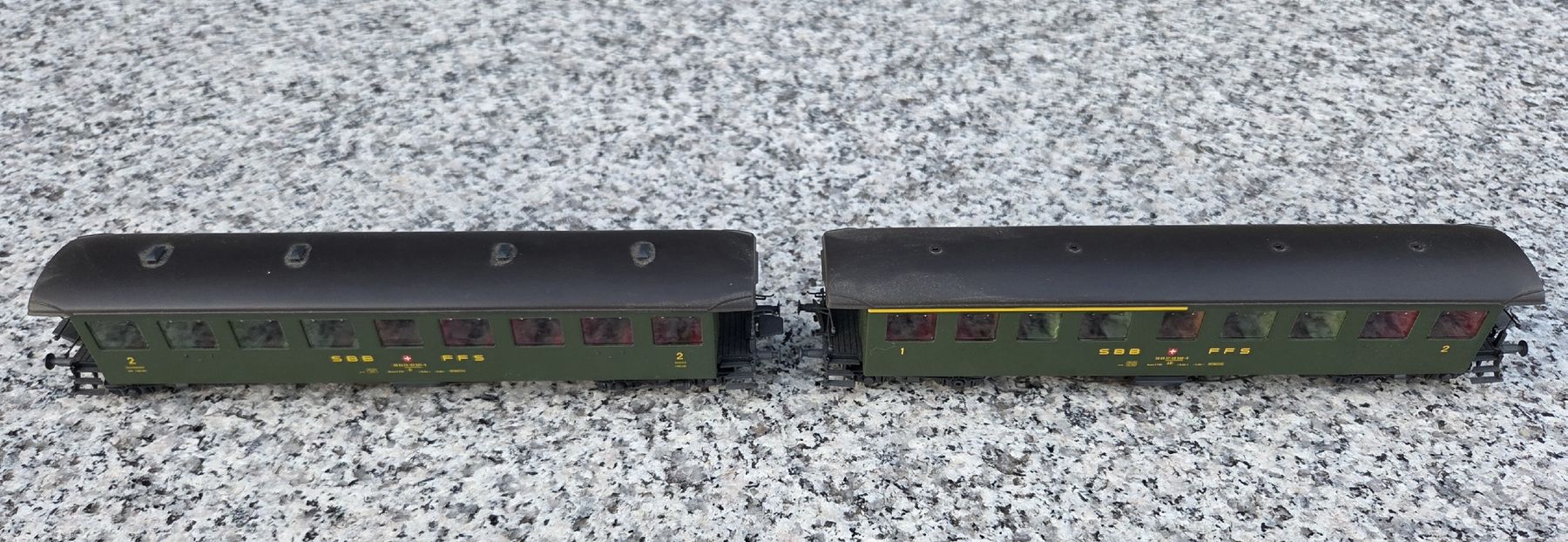 Roco Modellini di ferrovie: Roco H0 2x Personenwagen SBB – Nuovo (secondo la descrizione) da Klingnau venduto da Groofty69 5