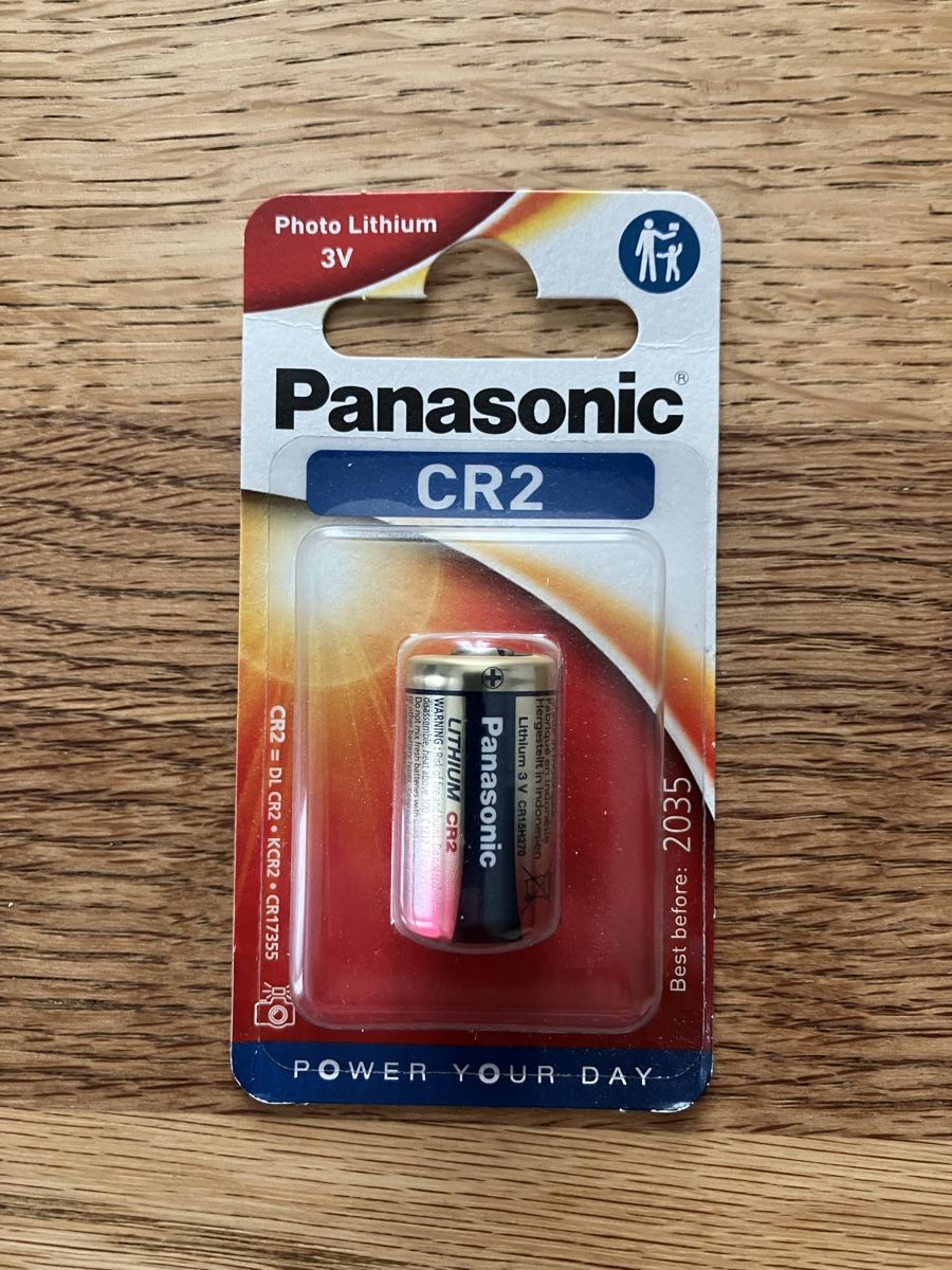 Panasonic Caricatori & Batterie: Panasonic CR2 Lithium Batterie, 3V – Nuovo e nell'imballaggio originale da Winterthur venduto da t8schuu