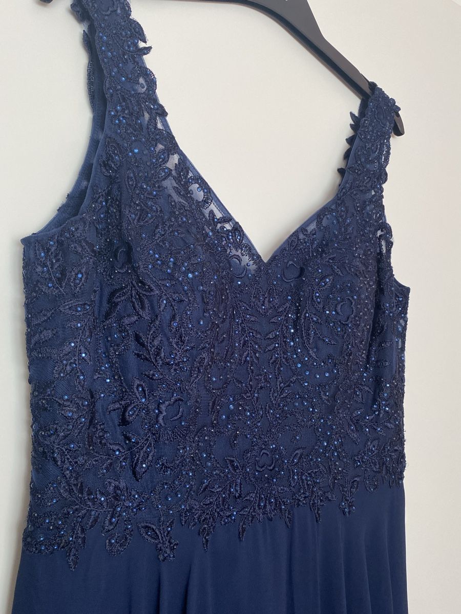 Vestiti: Abendkleid dunkelblau Grösse L / Grösse XL – Usato da Weinfelden venduto da Themis2005 2