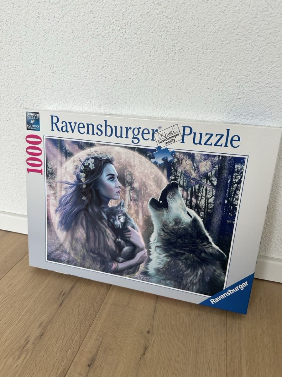 Ravensburger Puzzles: Ravensburger Puzzle 1000 Teile - Wolf – Gebraucht aus Rupperswil von Cupra343