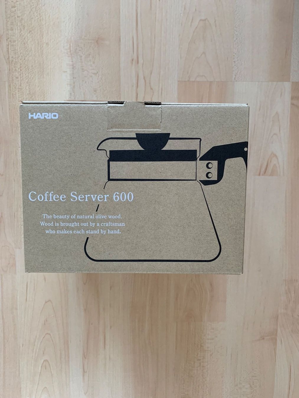 Hario Macchine per caffè & Macchine per espresso: Hario Coffee Server 600ml Olivenholz – Nuovo e nell'imballaggio originale da Watt venduto da Achalm4ever