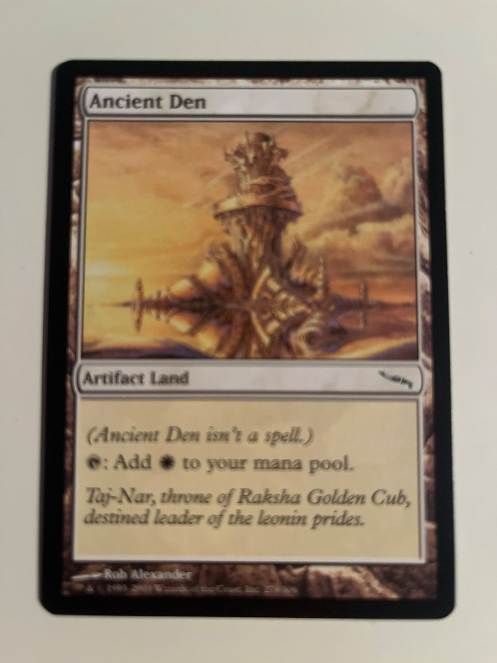 Magic The Gathering Sammelbilder & Trading cards: 1 x Ancient Den - Magic: The Gathering - MtG – Gebraucht aus Kriens von Shadi1980
