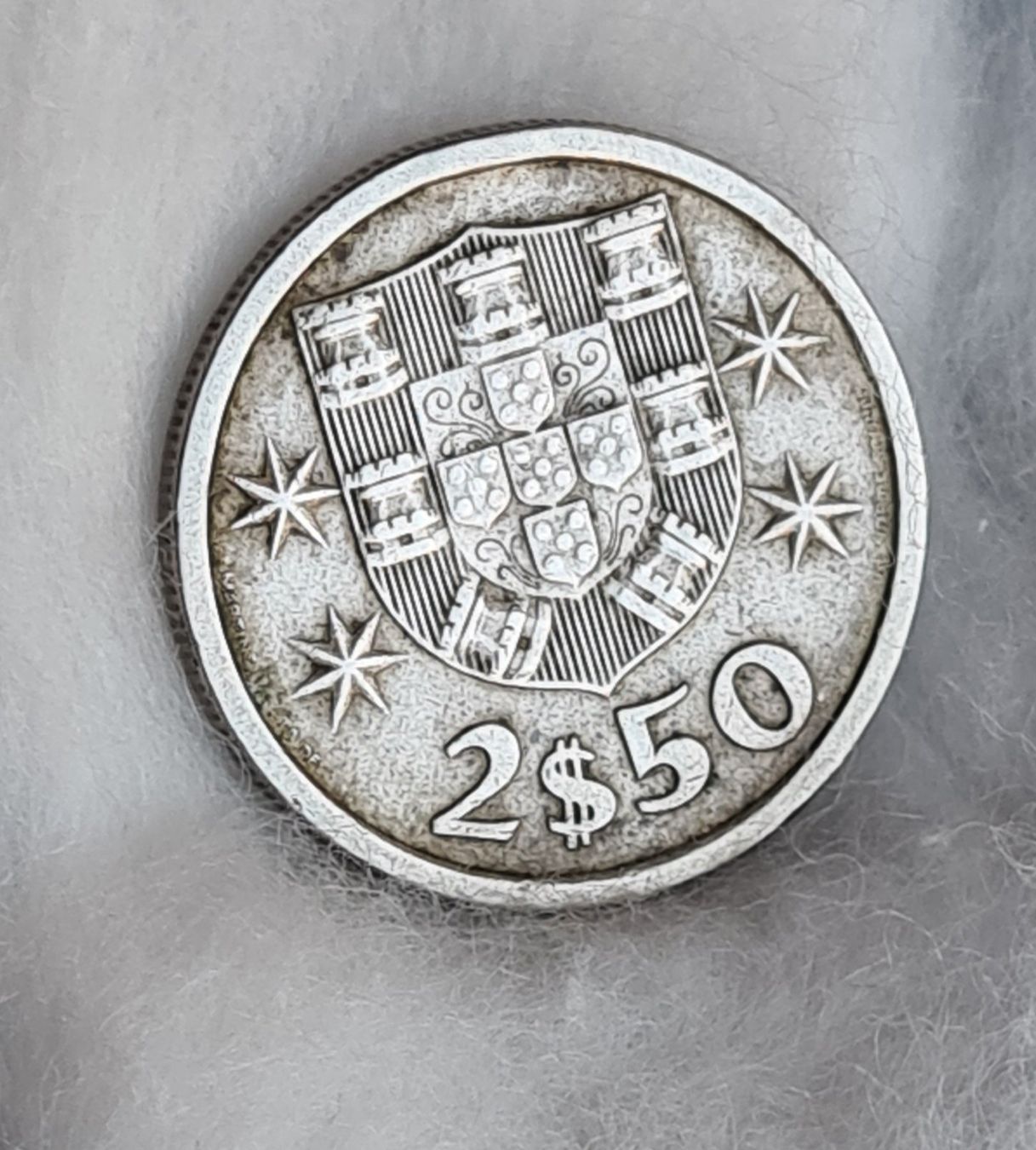 Alle Münzen: 2.5 Portugisische Escudos 1974 – Gebraucht aus Contra von Lylou0