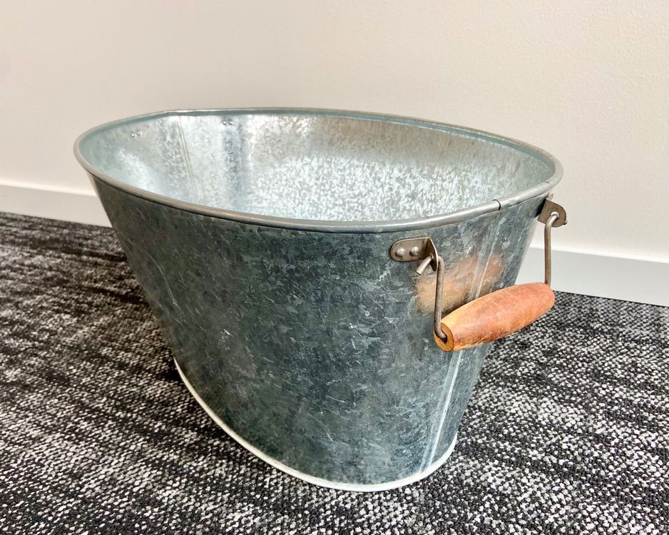 zuber-wanne-z-b-f-r-getr-nkek-hlung-20-liter-verzinkt-gebraucht