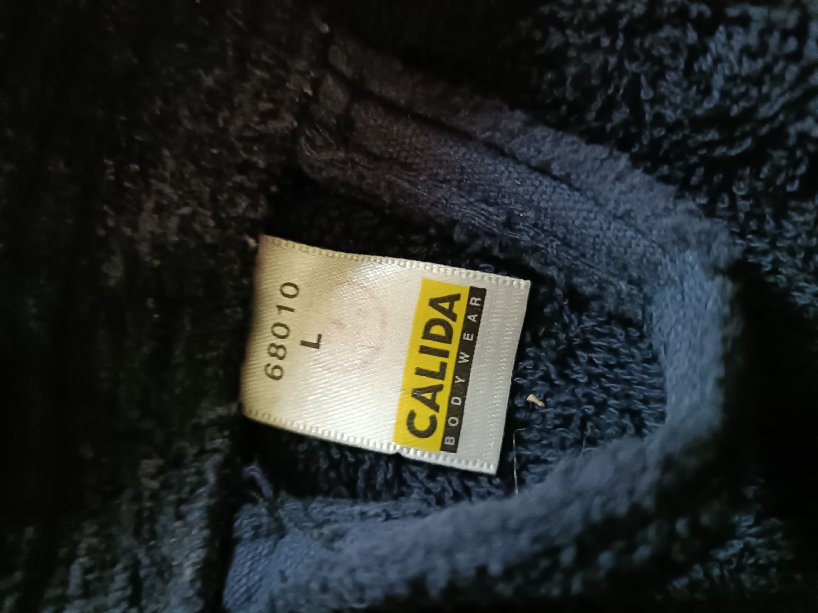 Calida Accappatoi: Bademantel Calida Gr. L dunkelblau – Usato da Buchrain venduto da Siro82 1