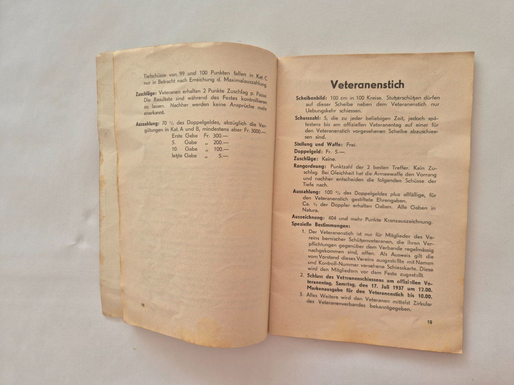 Libri: Berner Kantonal-Schützenfest Langnau 1937 Programm – Usato da Langendorf venduto da zvonu161 3