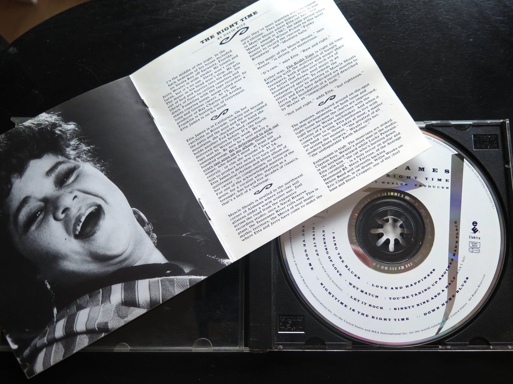 CDs: (p) CD ETTA JAMES: The right time, 1992 – D'occasion à Bern par Balzamico 2