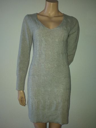 AB CASHMERE Robe cachemire / Kashmir Kleid taille / Grosse M