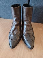 Cowboystiefel Stiefeletten Braun, Gr. 39