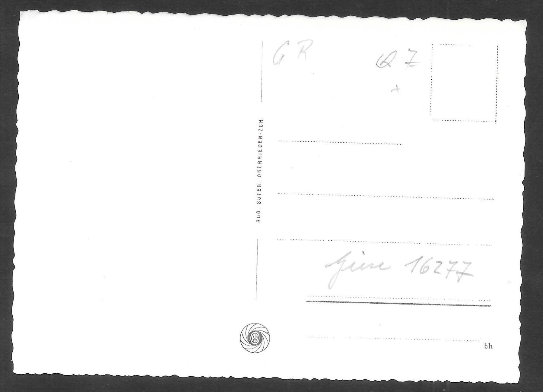 Cartoline postali: Blick von Guarda gegen Lavin – Usato da Olten venduto da clotaldi 1