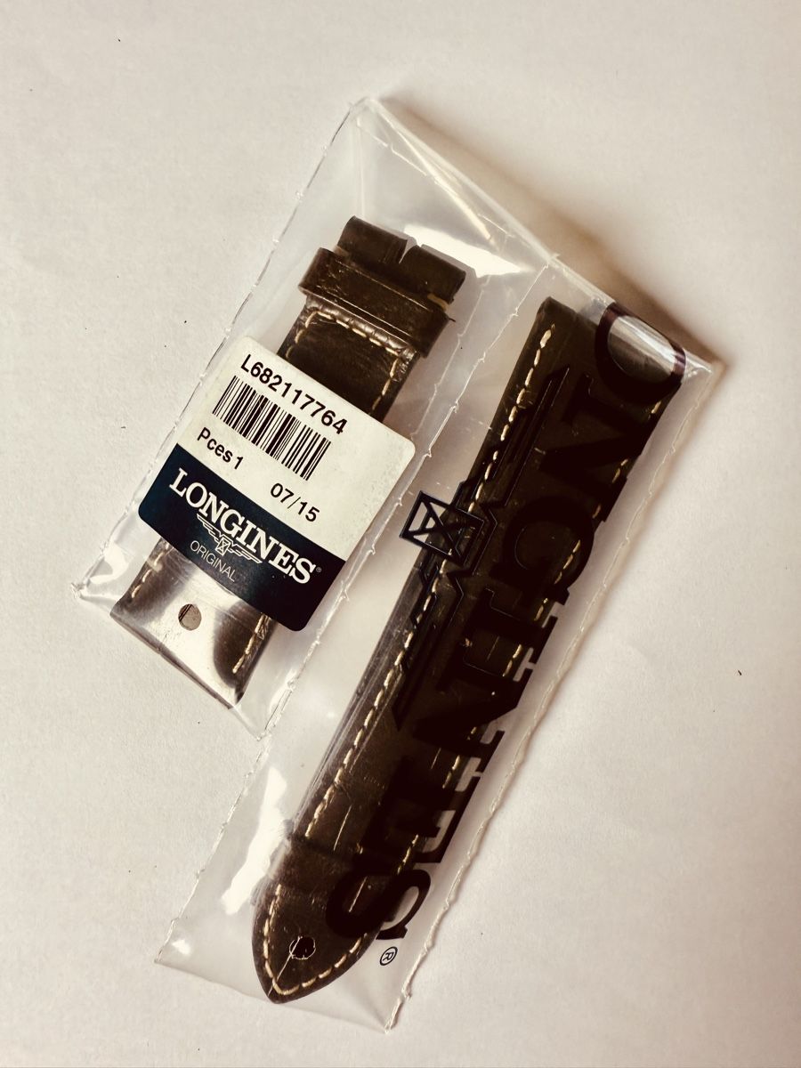 Bracciali & Braccialetti: ORIGINAL LONGINES ALLIGATORLEDERARMBAND – Nuovo e nell'imballaggio originale da Selzach venduto da rem_c8 1