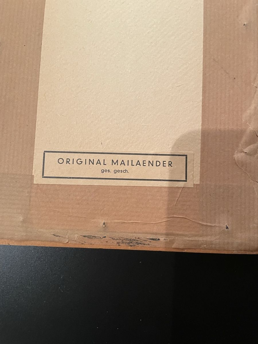 Poster & Bilder: Original Relly Mailaender Trockenblumen Bild gerahmt – Gebraucht aus Dietlikon von VintageStudioZurich 3