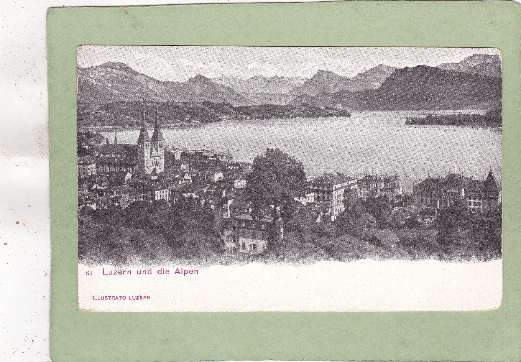 Cartoline postali: Luzern und die Alpen – Usato da Herisau venduto da Lisegrat2008