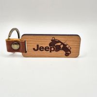 Jeep-Schlüsselanhänger mit Lasergravur – stilvoll & robust