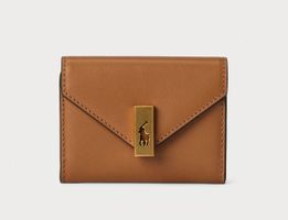 POLO RALPH LAUREN POLO ID LEATHER FOLD OVER CARD CASE