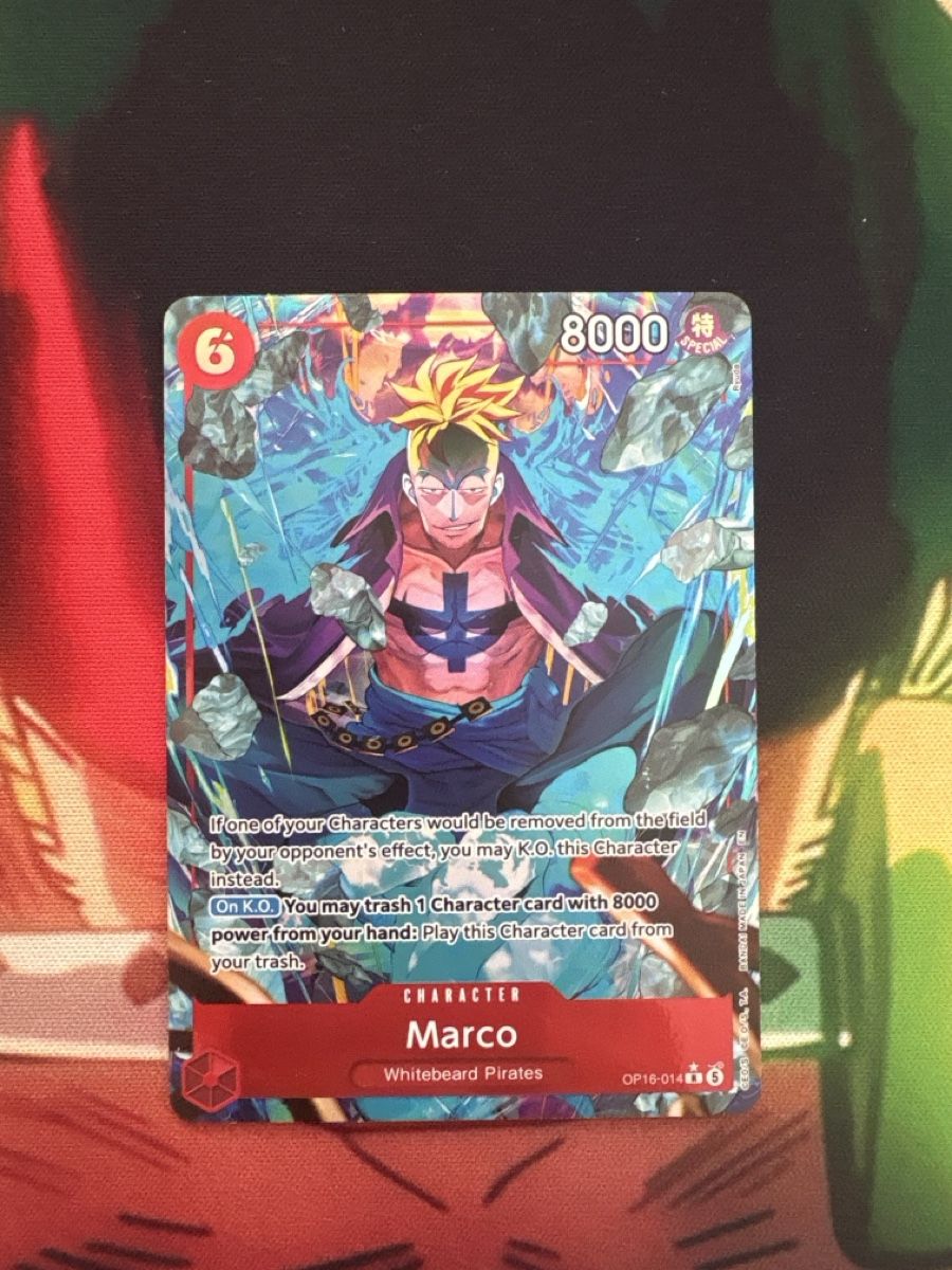 Bandai Carte collezionabili: Carta One Piece Marco Op16-014 – Usato da Vezia venduto da jod_2xf9