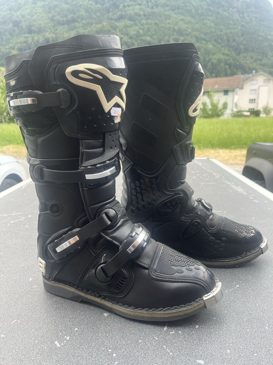 Alpinestars Scarpe da uomo: Alpinestars Tech 8 Stiefel Motorrad Grösse 45.5 Schwarz – Nuovo (secondo la descrizione) da Stans venduto da Guetli007