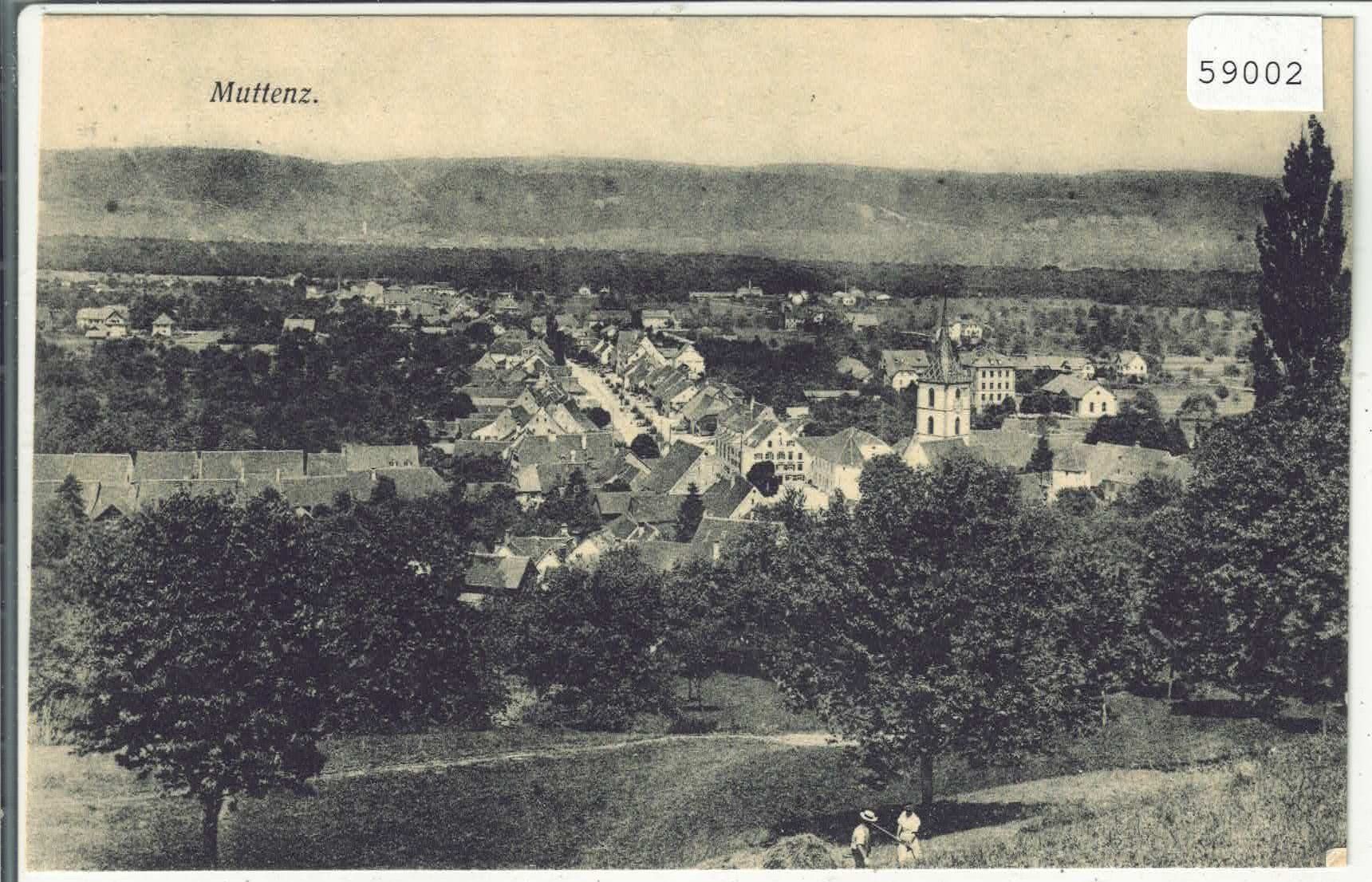 Cartoline postali: Muttenz - Generalansicht – Usato da Ettingen venduto da Kartenplanet