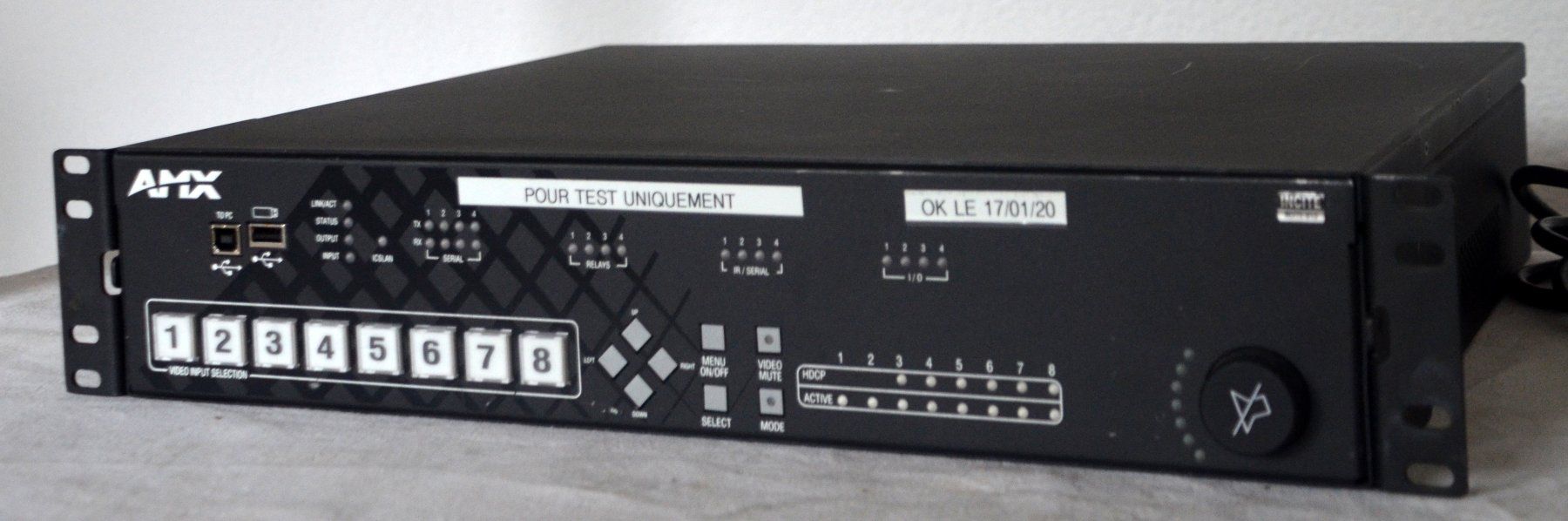 Sistema di controllo: NCITE-813AC AMX Audio Video Control Systems – Usato da Collonges venduto da arashee 2