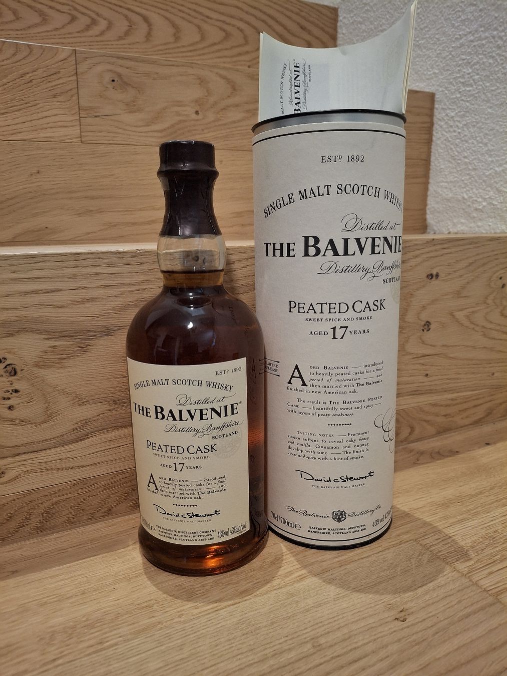 Balvenie Bevande alcoliche: The Balvenie Peated Cask 17 – Nuovo e nell'imballaggio originale da Steffisburg venduto da JackieJ