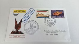 1979 Sonderflug Milano - Coira Zuleitung San Marino