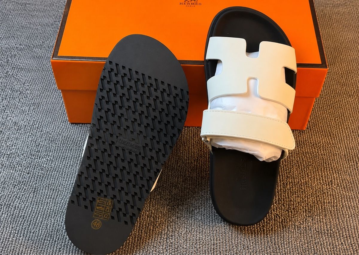 Hermès Scarpe da donna: Sandales Chypre Hermes White/Black – Nuovo e nell'imballaggio originale da Courrendlin venduto da Lw_Resell 4