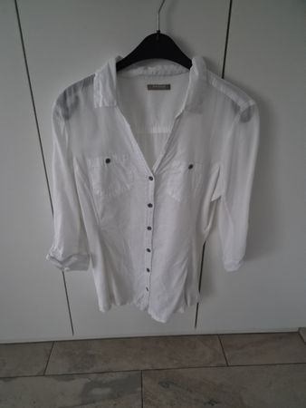 Orsay Bluse weiss Grösse 40, 3/4-Ärmel
