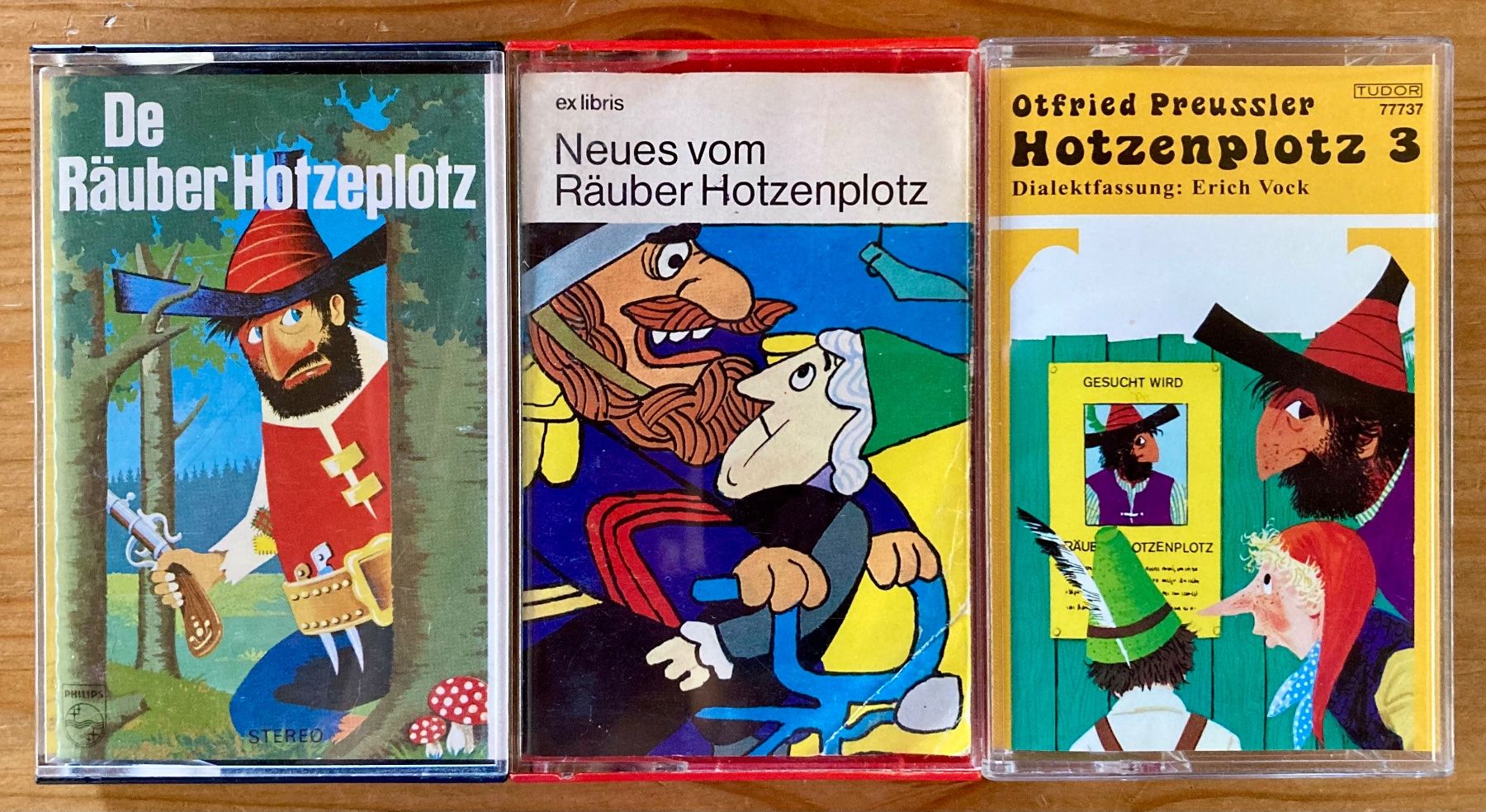 Musicassette: 3x Räuber Hotzenplotz (Full-Set, Dialekt, 1979-2002) – Usato da Zürich venduto da Djmotionch
